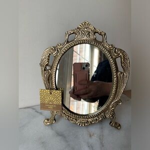Silver Baroque Accent Decor Mirror